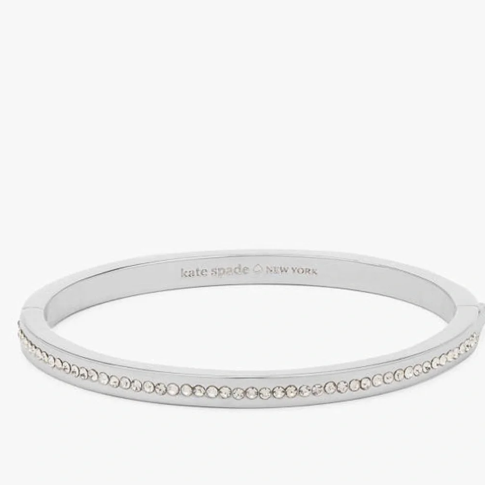 kate spade Silver Ring It Up Pave Bangle - Picture 3 of 7